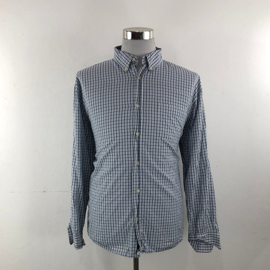 Camisa Azul de Cuadros Old Navy