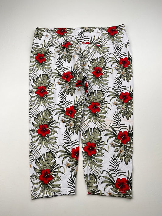 Licra Blanco Floral Deportivo Intro. Love The fit