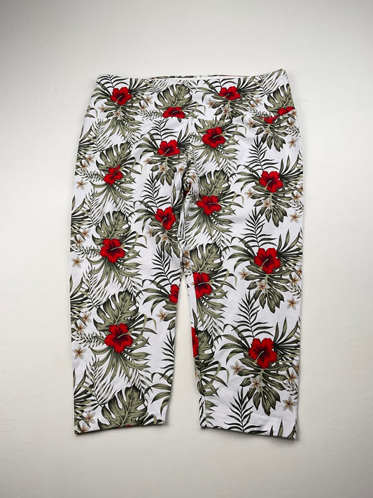 Licra Blanco Floral Deportivo Intro. Love The fit