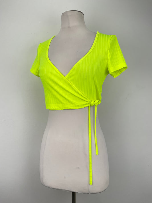 Blusa Verde Limón de Rayas Variangis