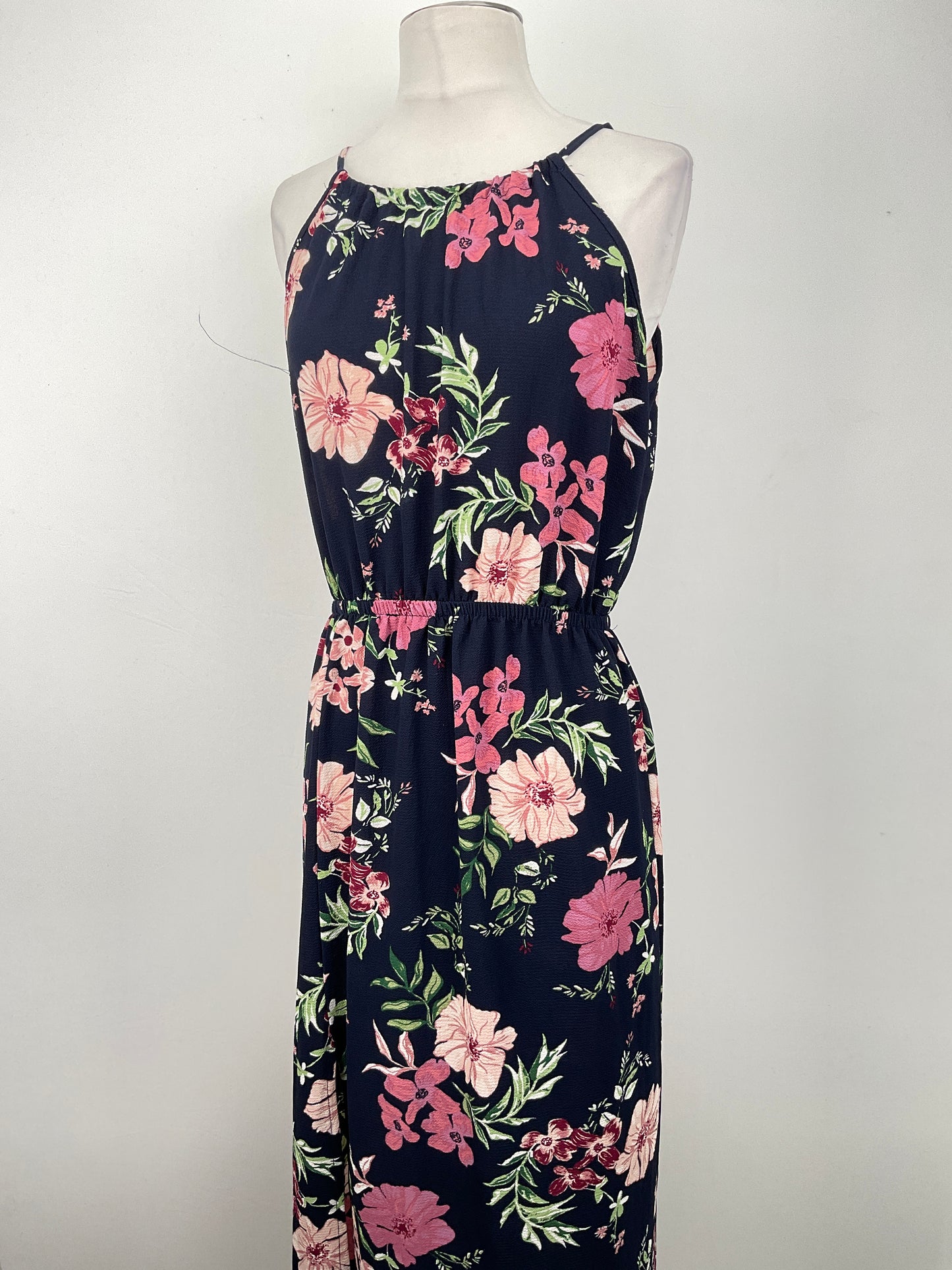 Vestido Azul oscuro Floral New look