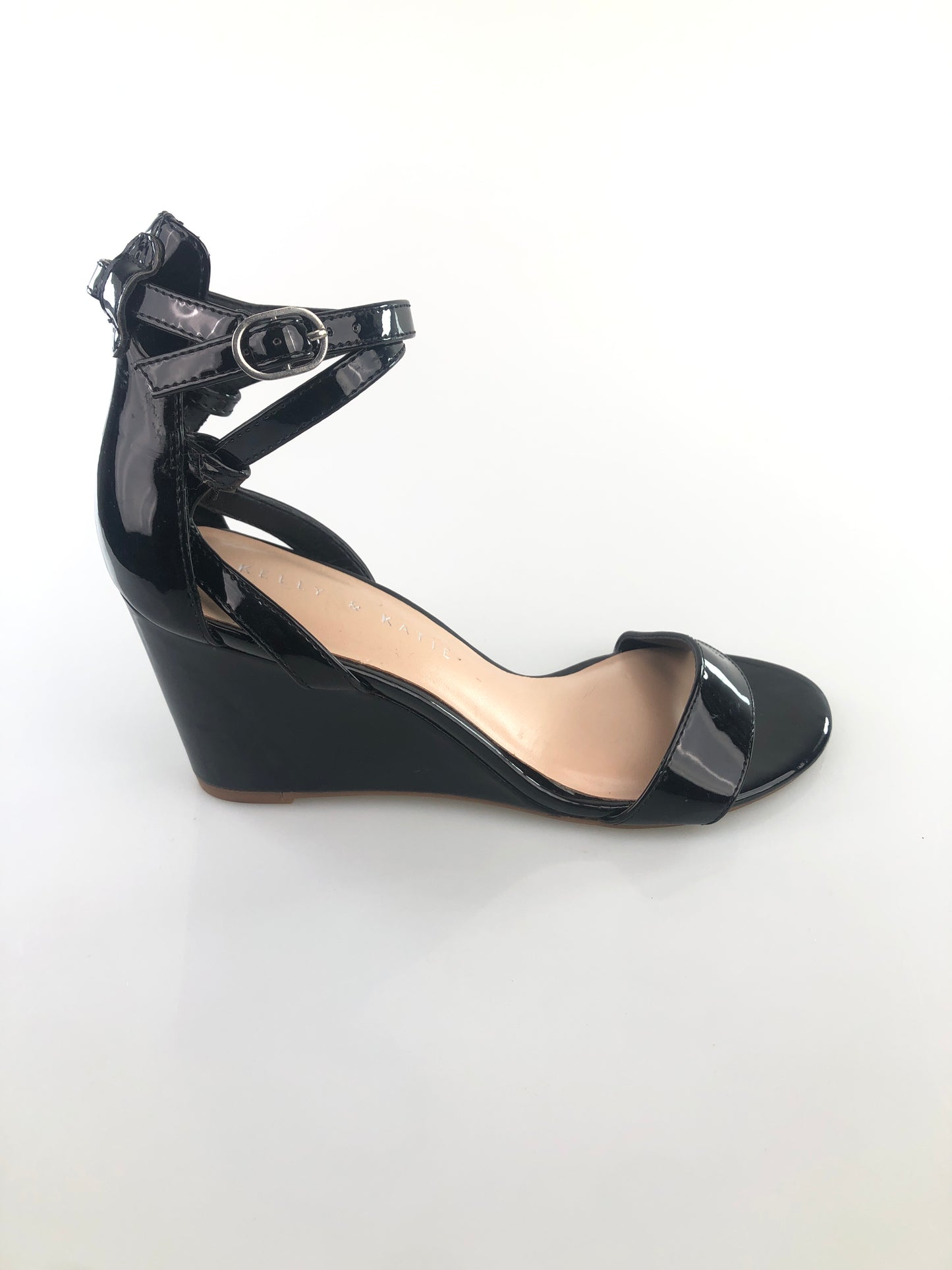 Zapatilla Negro Plataforma Kely y katie