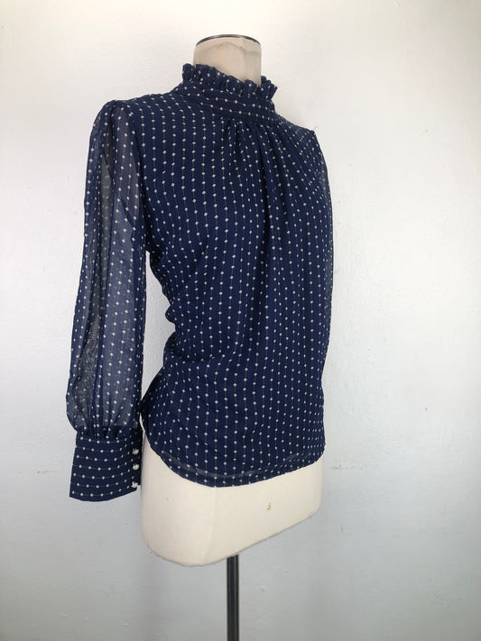Blusa Azul marino de Rayas Shi Long Fashion