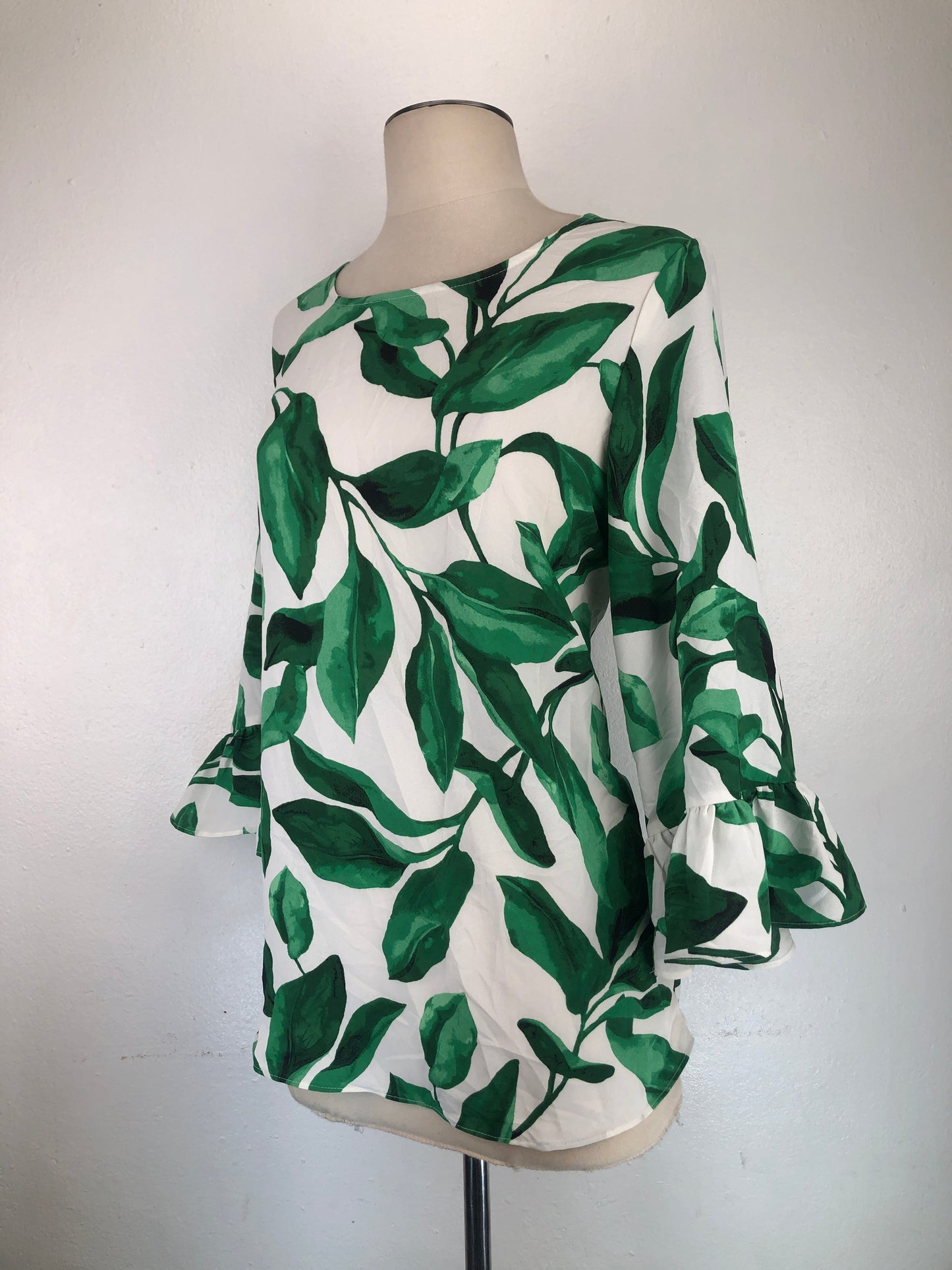 Blusa Verde De Flores Alfani