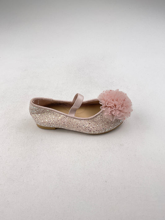 Zapatos Nude de Brillo Cat Back