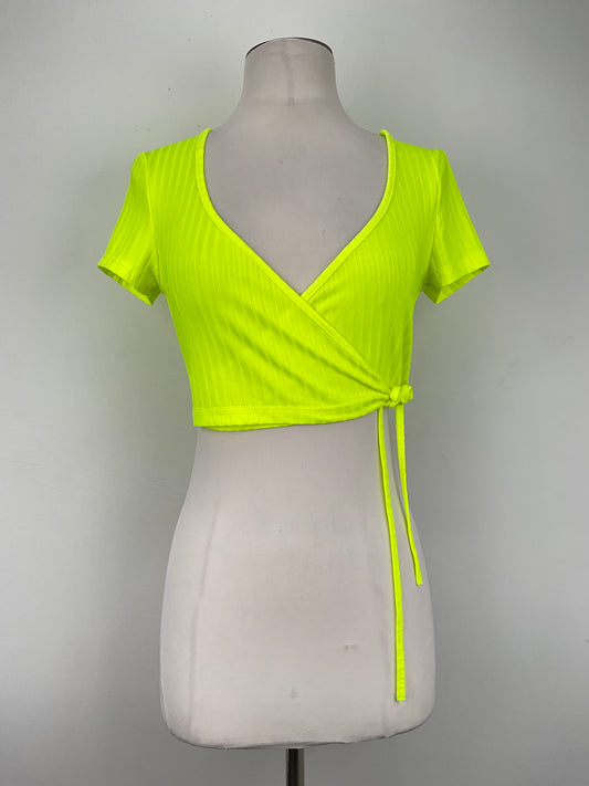 Blusa Verde Limón de Rayas Variangis