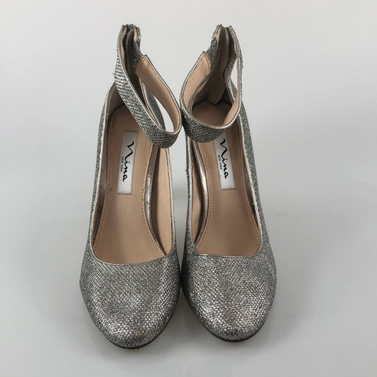 Zapatos Plateado Nina