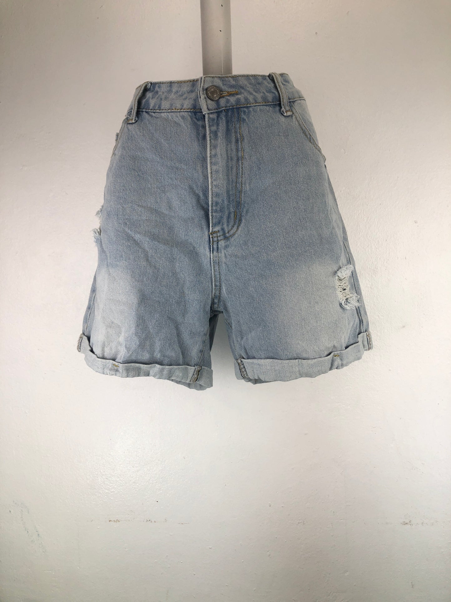 Short Azul Jeans Shein