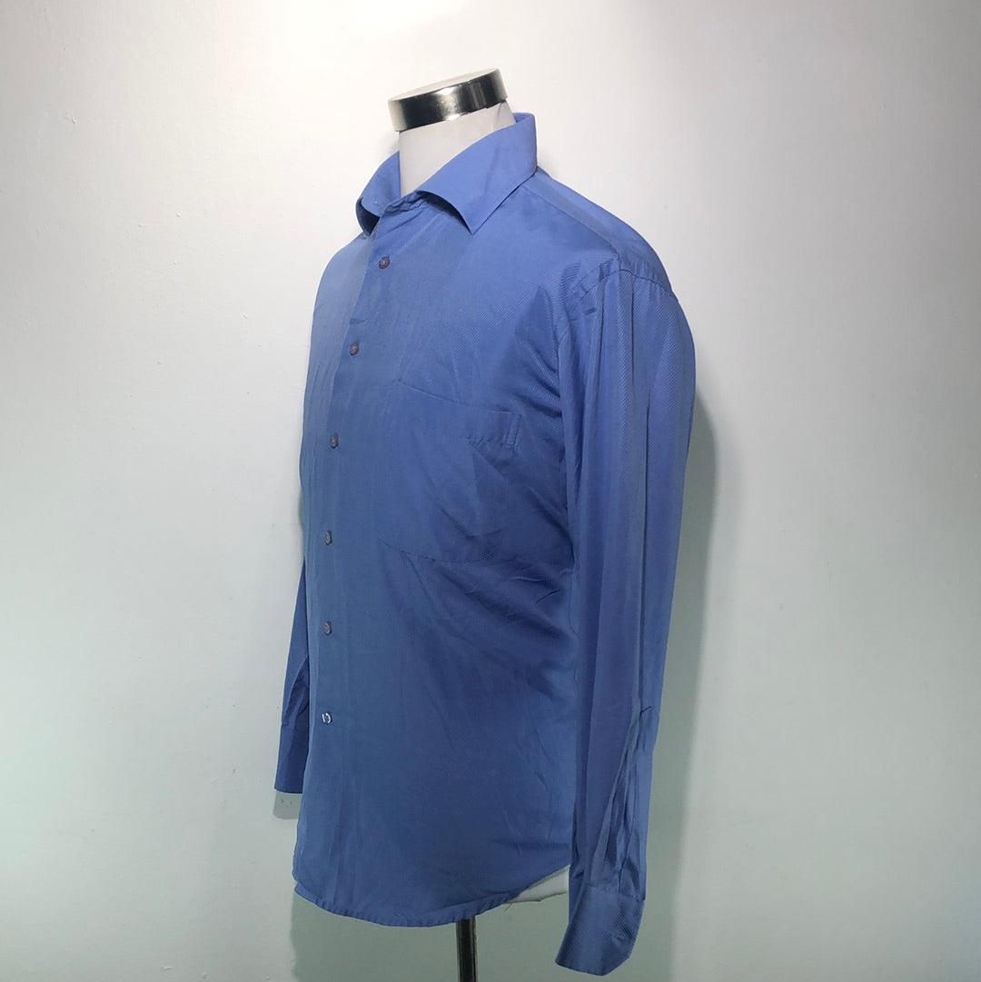 Camisa Azul Alba Uomo