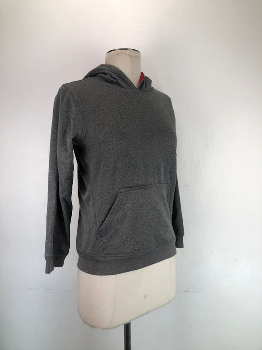 Abrigo Gris Con Gorro Tek Gear