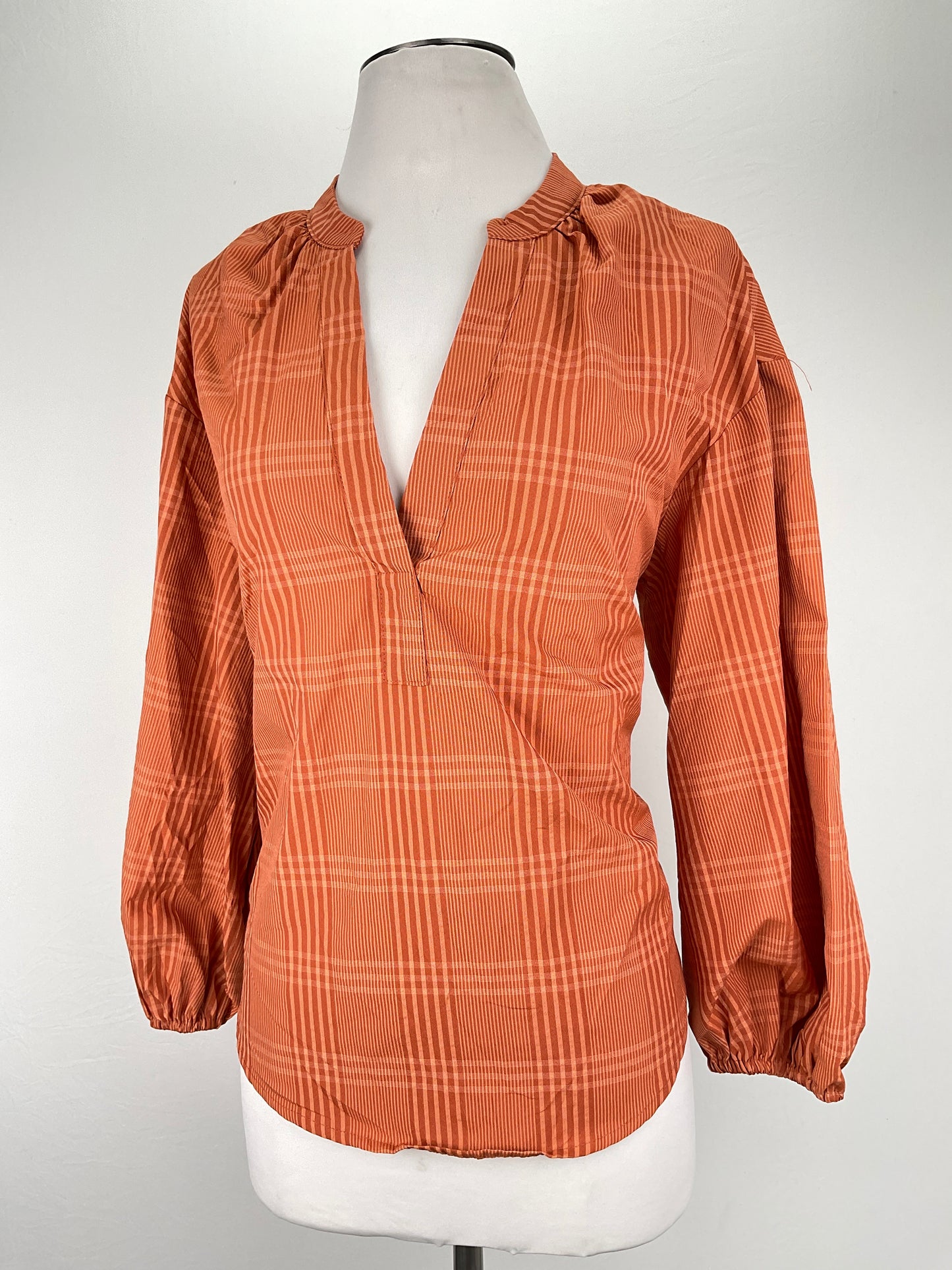 Blusa Naranja de Cuadro A New Day