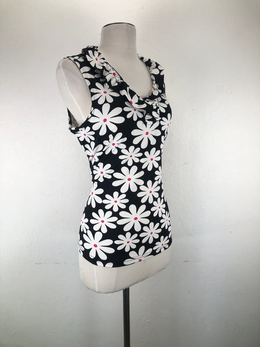 Blusa Negro Floral Lulu b