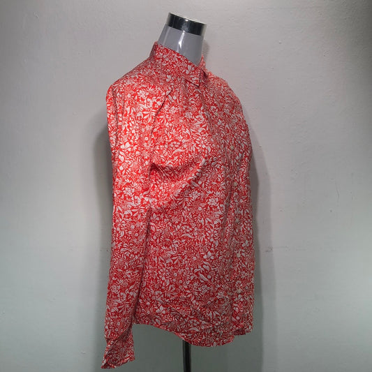 Camisa Rojo de Flores Old Navy