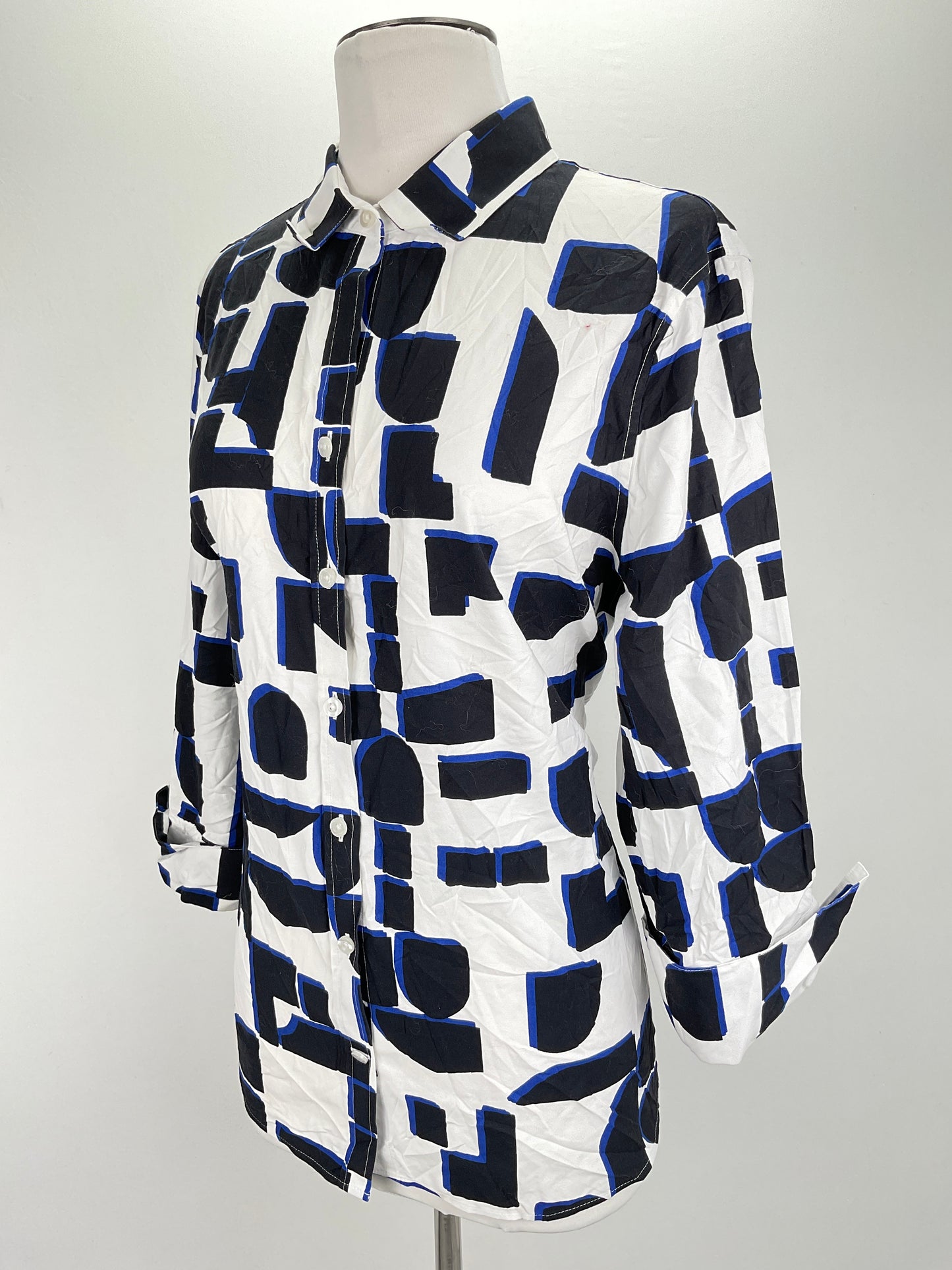 Camisa Blanco de Cuadro Chico’s