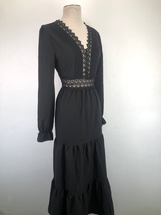 Vestido Negro Variangis