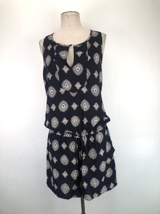 Enterizo Azul oscuro Floral Gibson