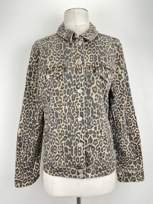 Chaqueta Animal Print Boston Proper
