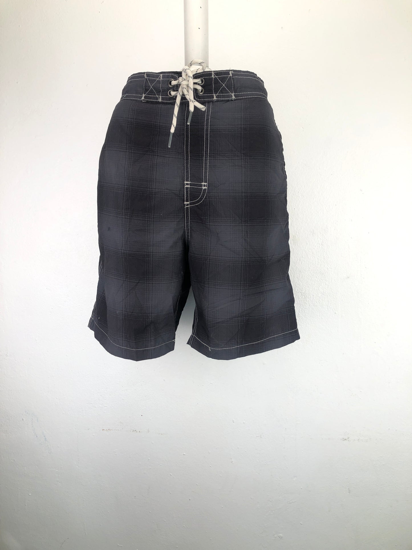 Short Gris de Cuadro Boston Traders