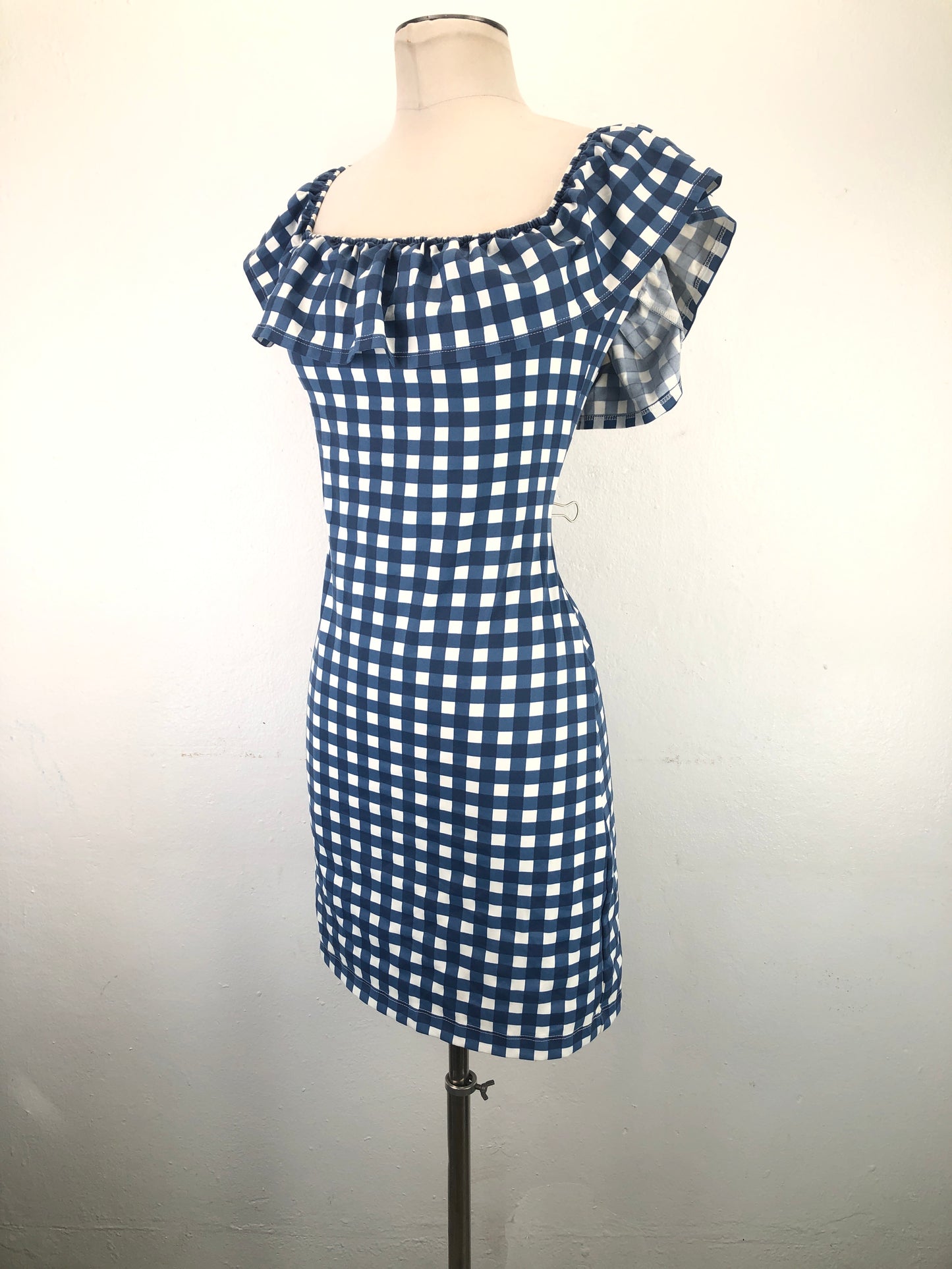 Vestido Azul de Cuadro Sailor - Sailor