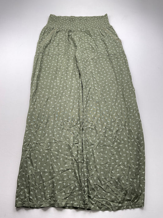 Pantalon Palazzo Verde Floral Variangis