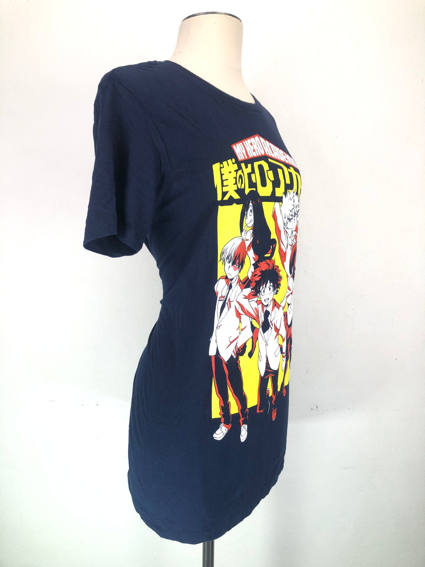 Camiseta Azul marino Deportivo Myhero Academia