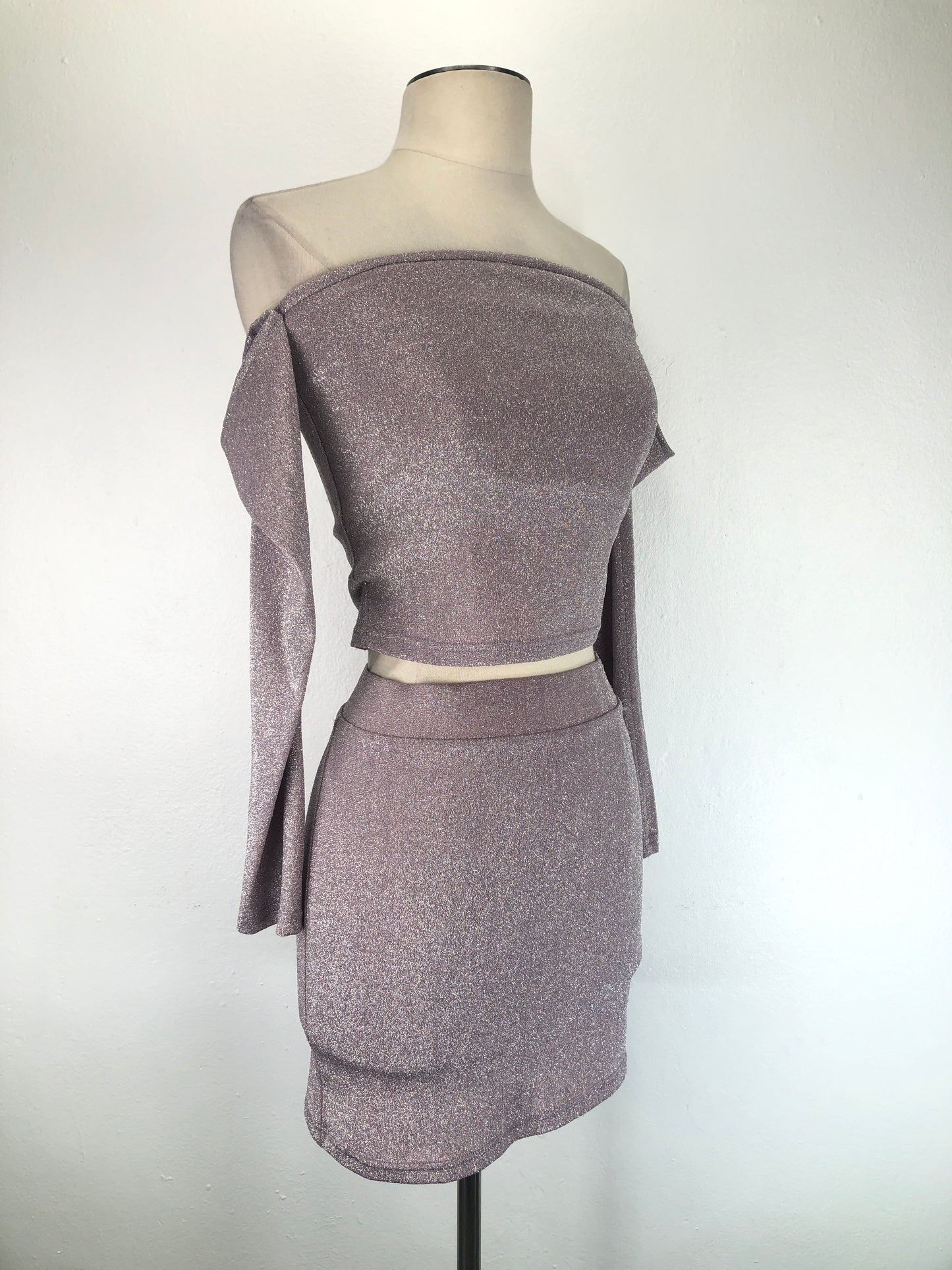 Conjunto Plateado Forever 21