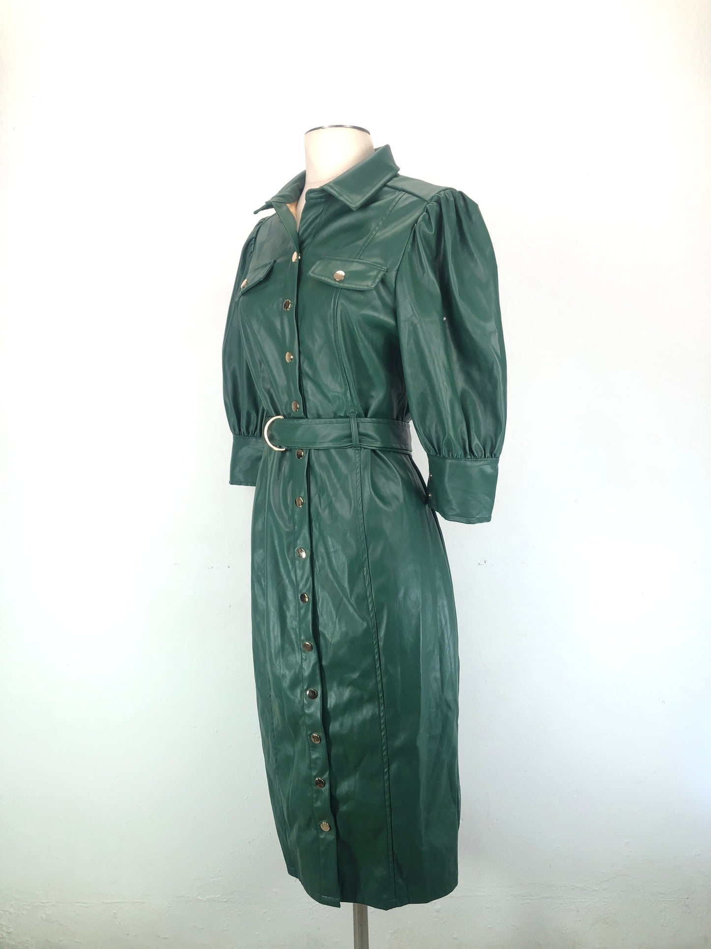 Vestido Led Verde Fashion Nova