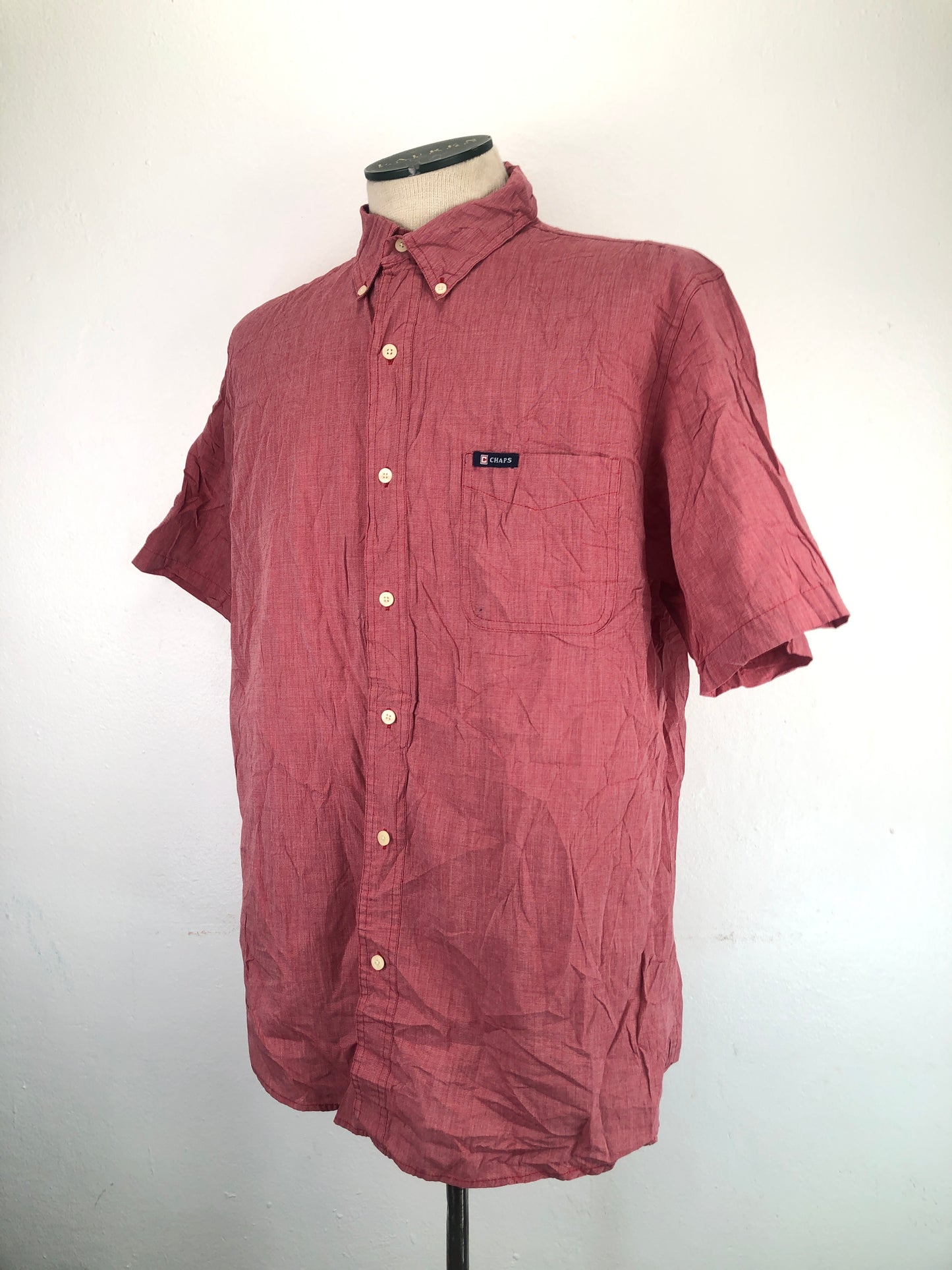 Camisa Rojo Vino Chaps
