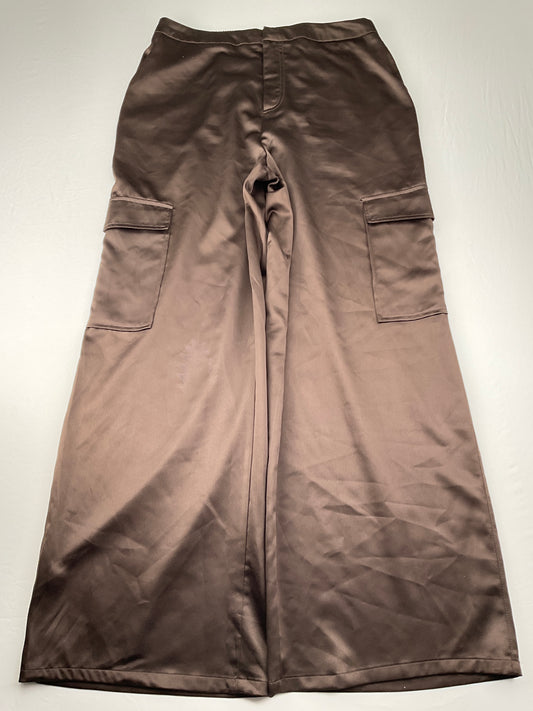 Pantalon Palazzo Marron Haute Monde