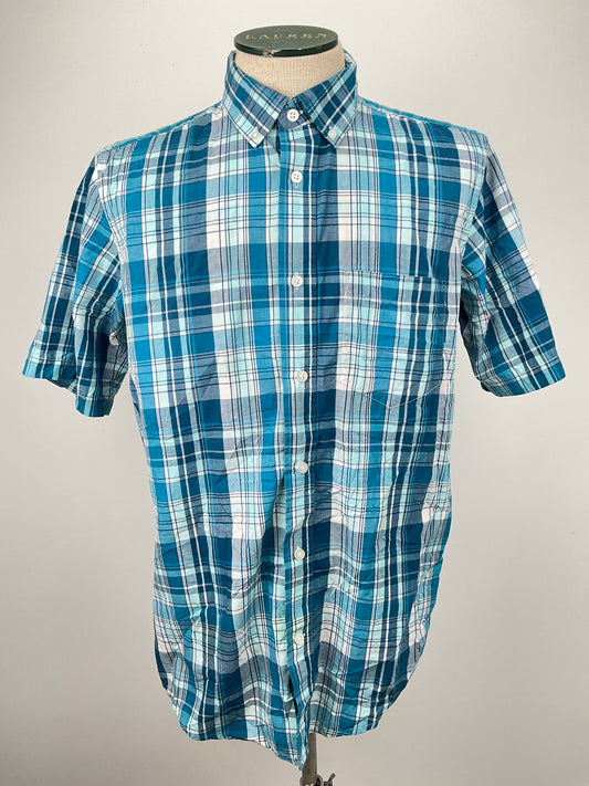 Camisa Azul de Cuadro George