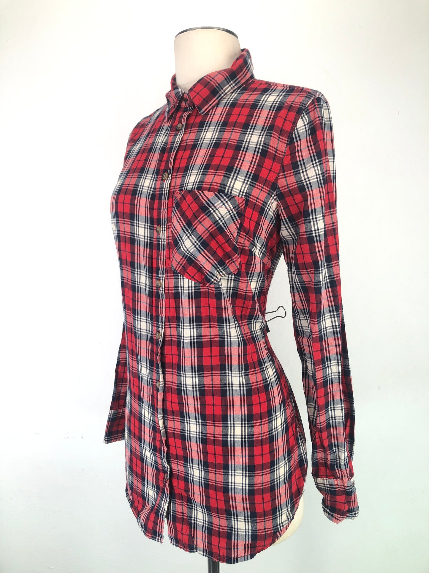 Camisa Rojo de Cuadro Merona