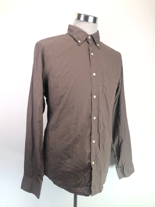 Camisa Marron Slim fit