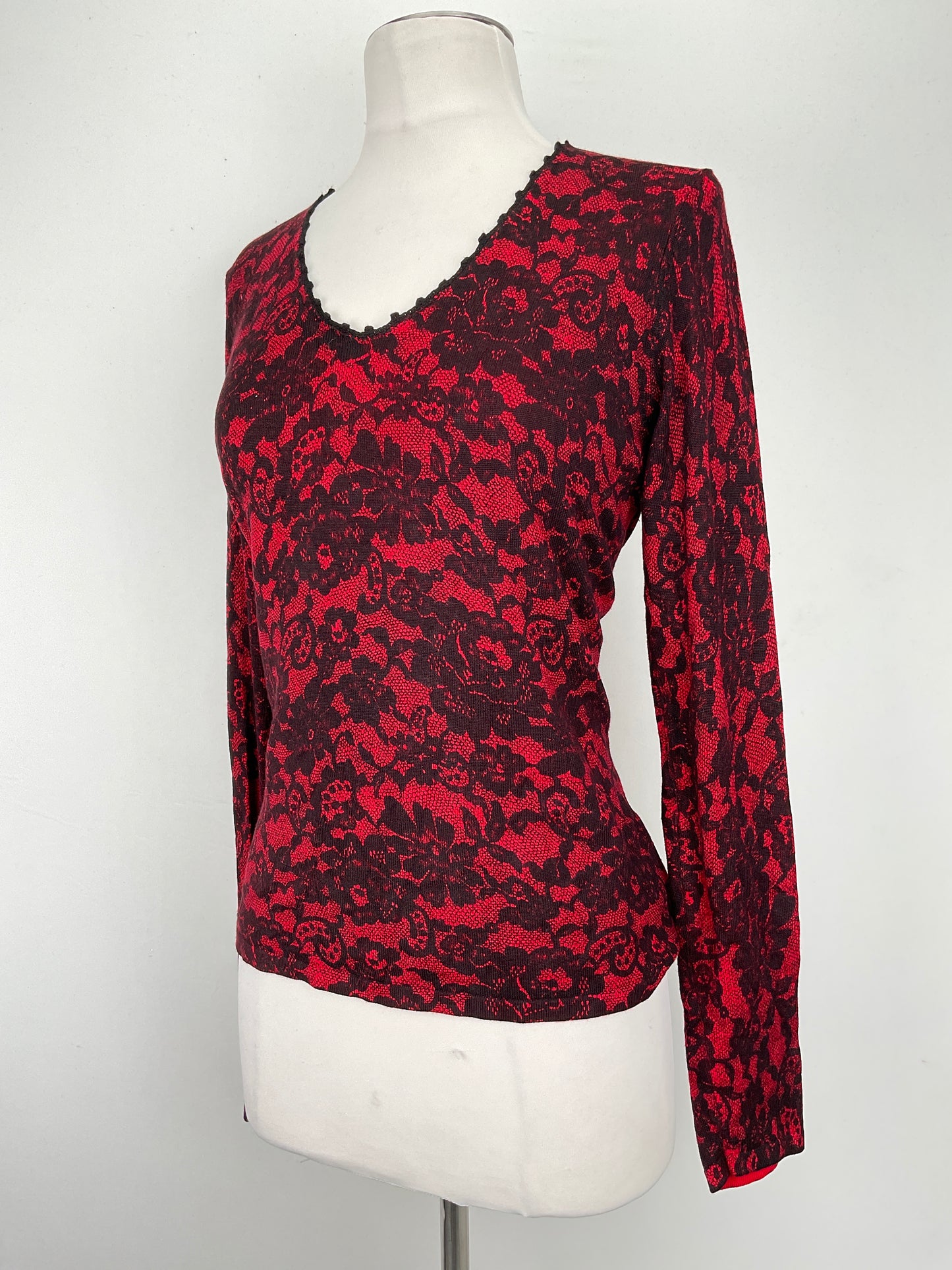 Blusa Rojo Floral Worthington