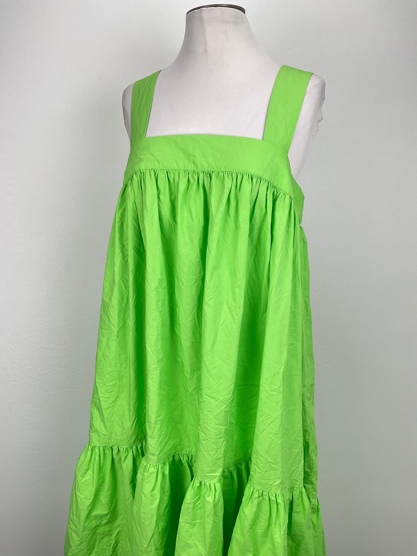 Vestido Verde limon Christopher John Rogers