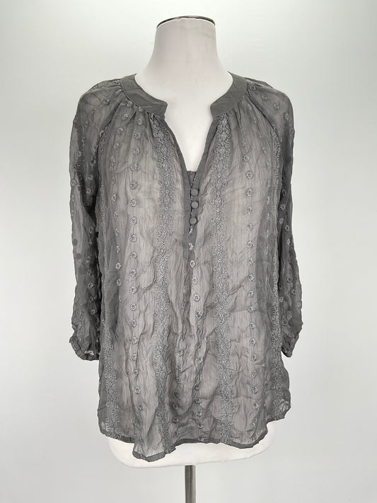 Blusa Gris Floral Olive oak