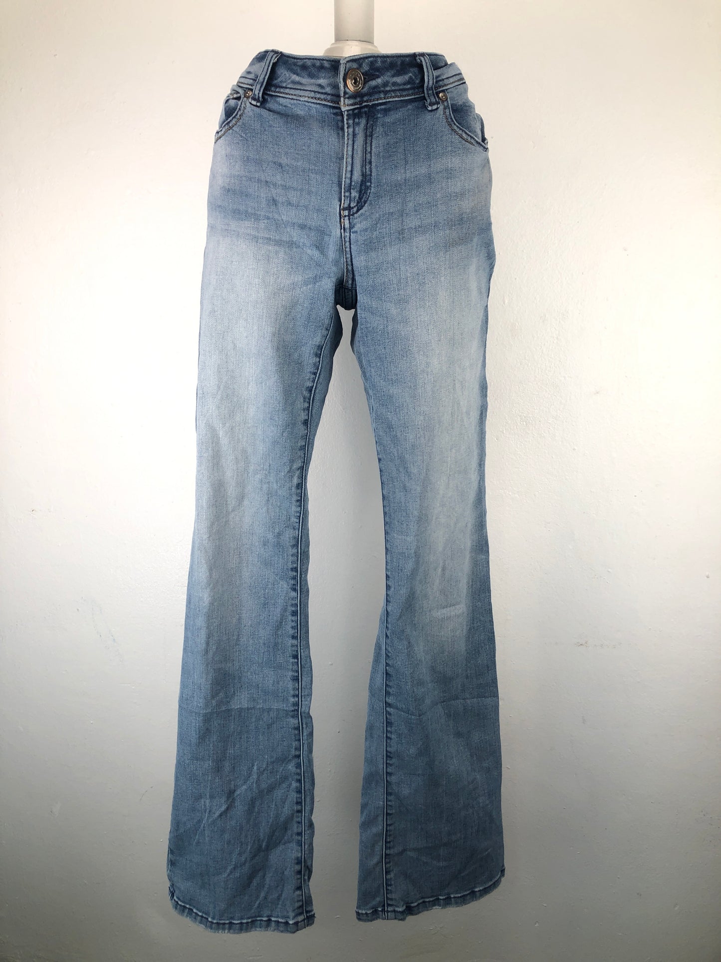 Pantalon Azul claro Mom Jeans Bootleg