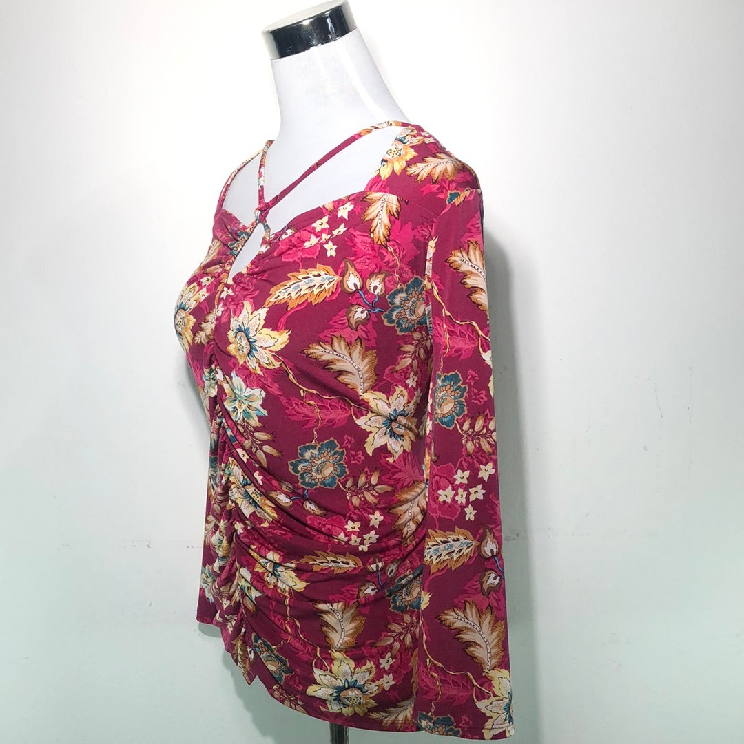 Blusa Rosado de Flores Cato