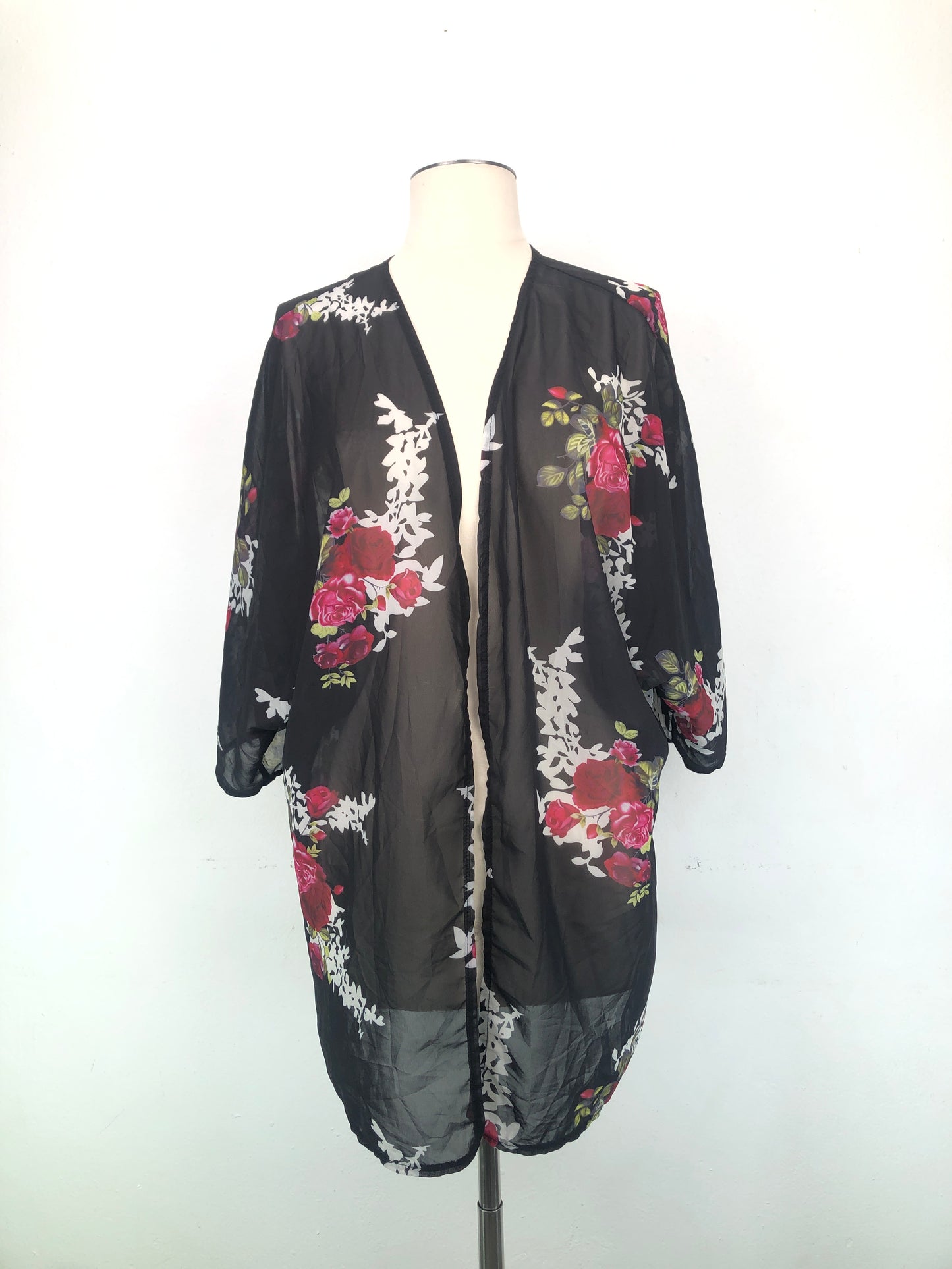Sobre Todo Negro De Flores Eco Wish