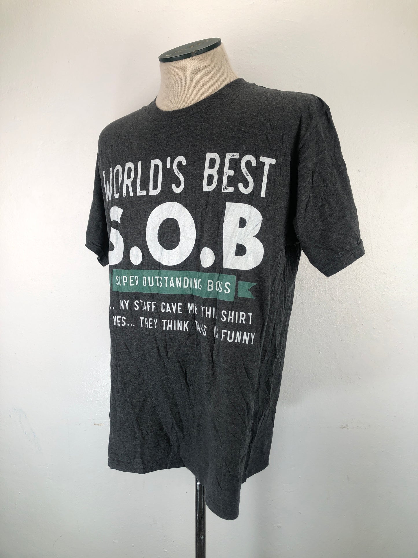 Camiseta Gris World's Best