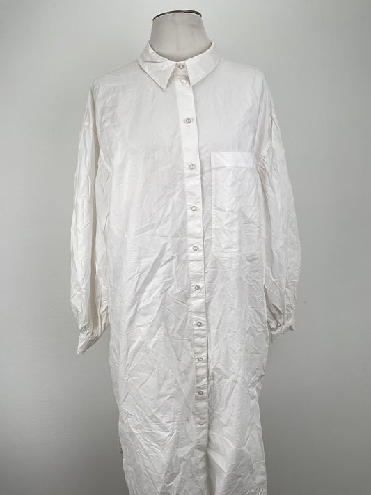 Vestido Camisero Blanco Hm