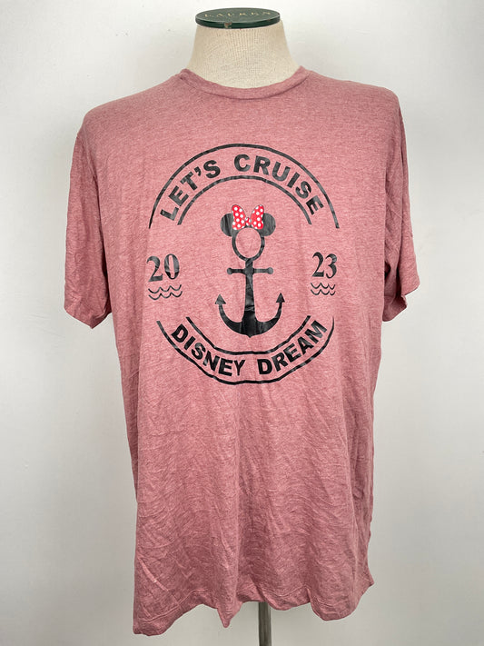 Camiseta Rosado Rustic Unitedhouston