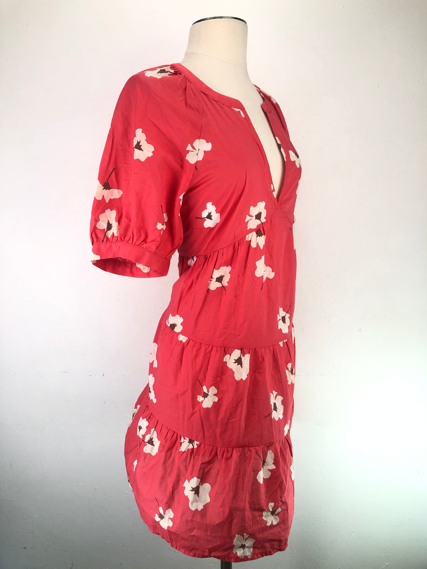 Vestido Rosado de Floral Universal Thread
