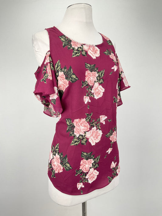 Blusa Rojo vino Floral A. Byer