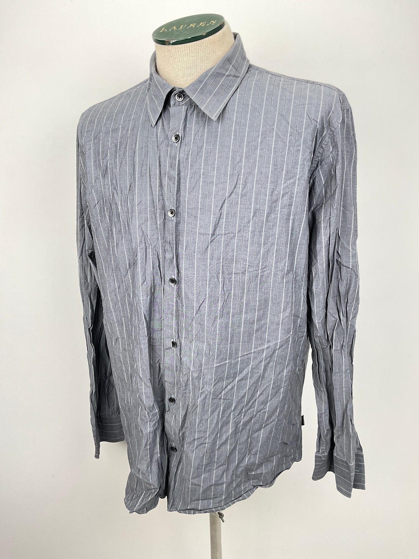 Camisa Gris de Rayas Calvin klein