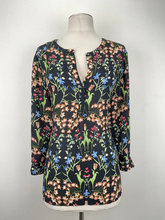 Blusa Negro Floral Dalia