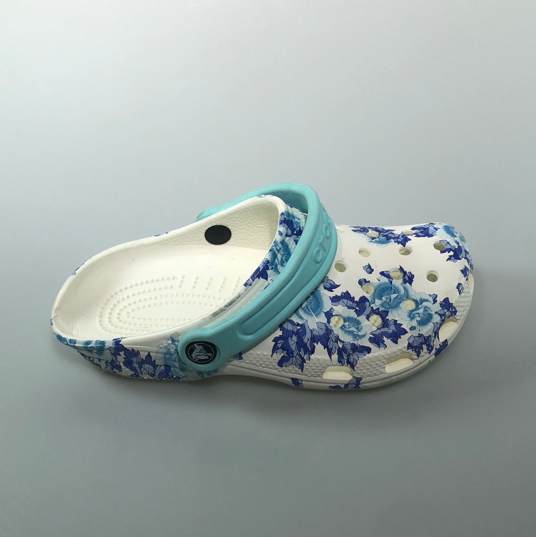 Sandalias Blanco de Flores Crocs