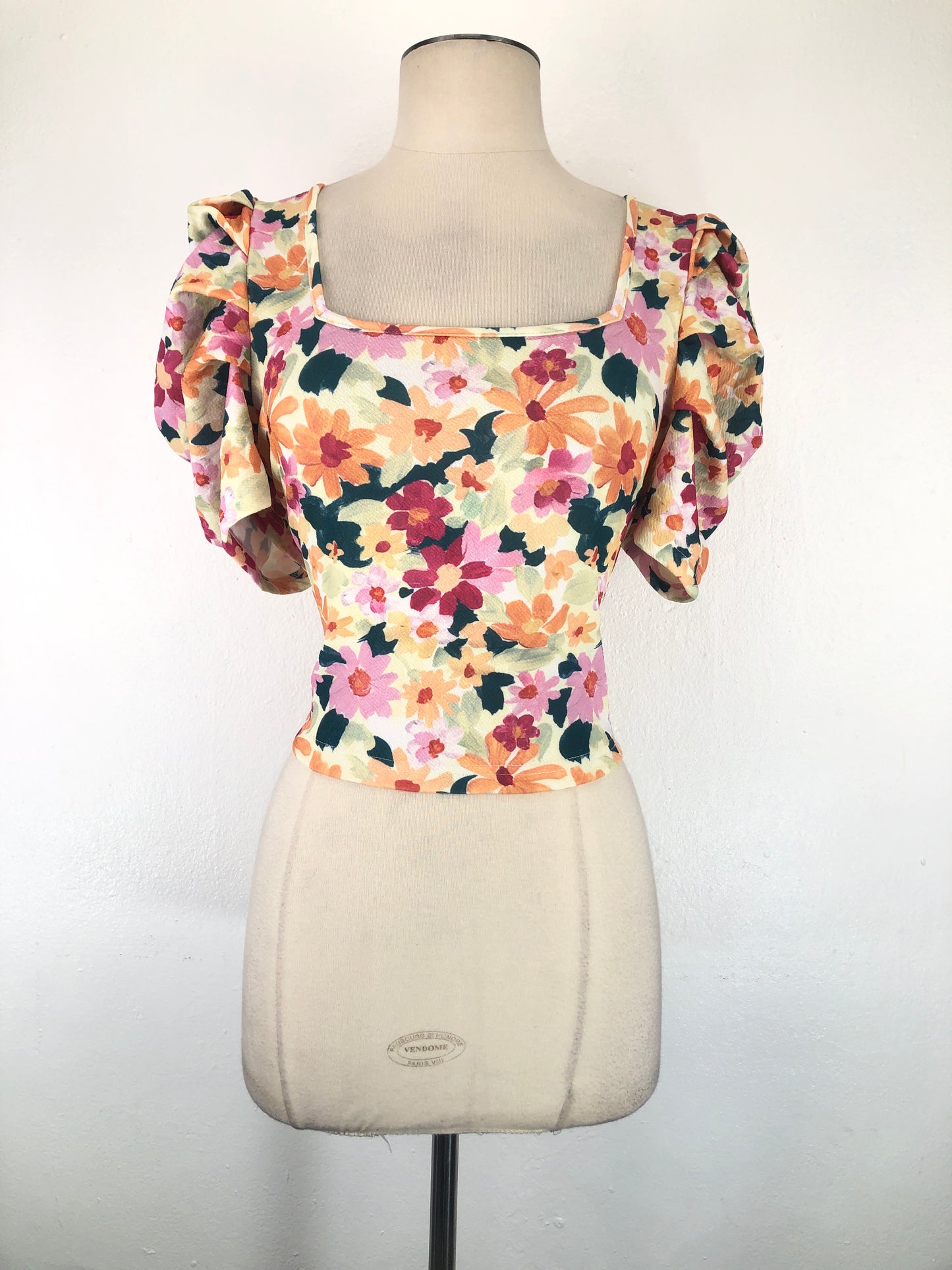Blusa Multicolor des Flores Shein