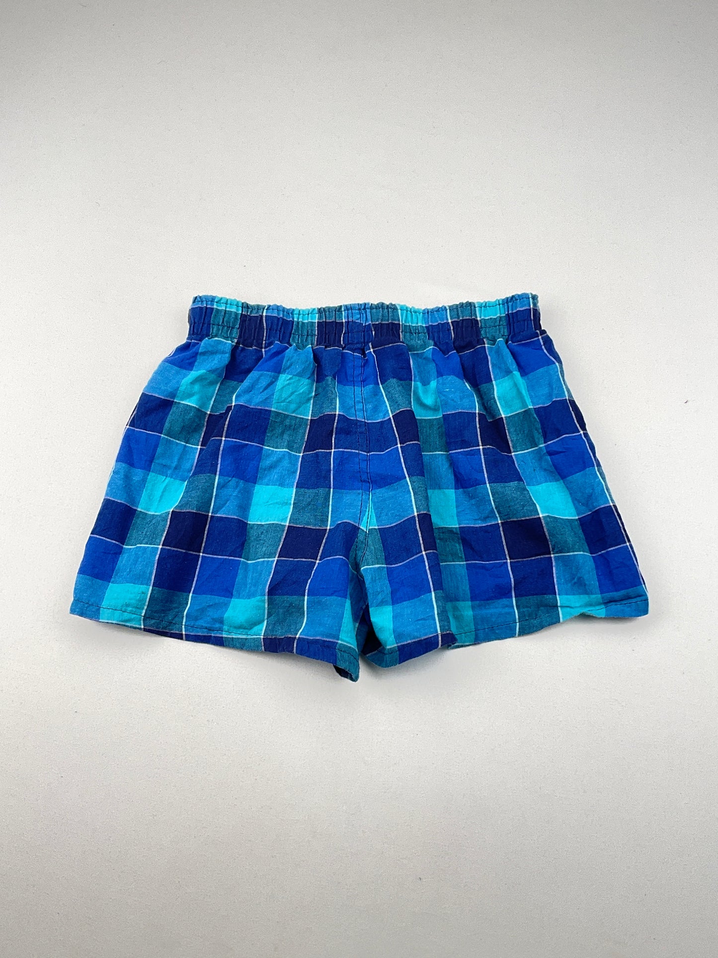 Boxer Azul de Cuadro Hanes