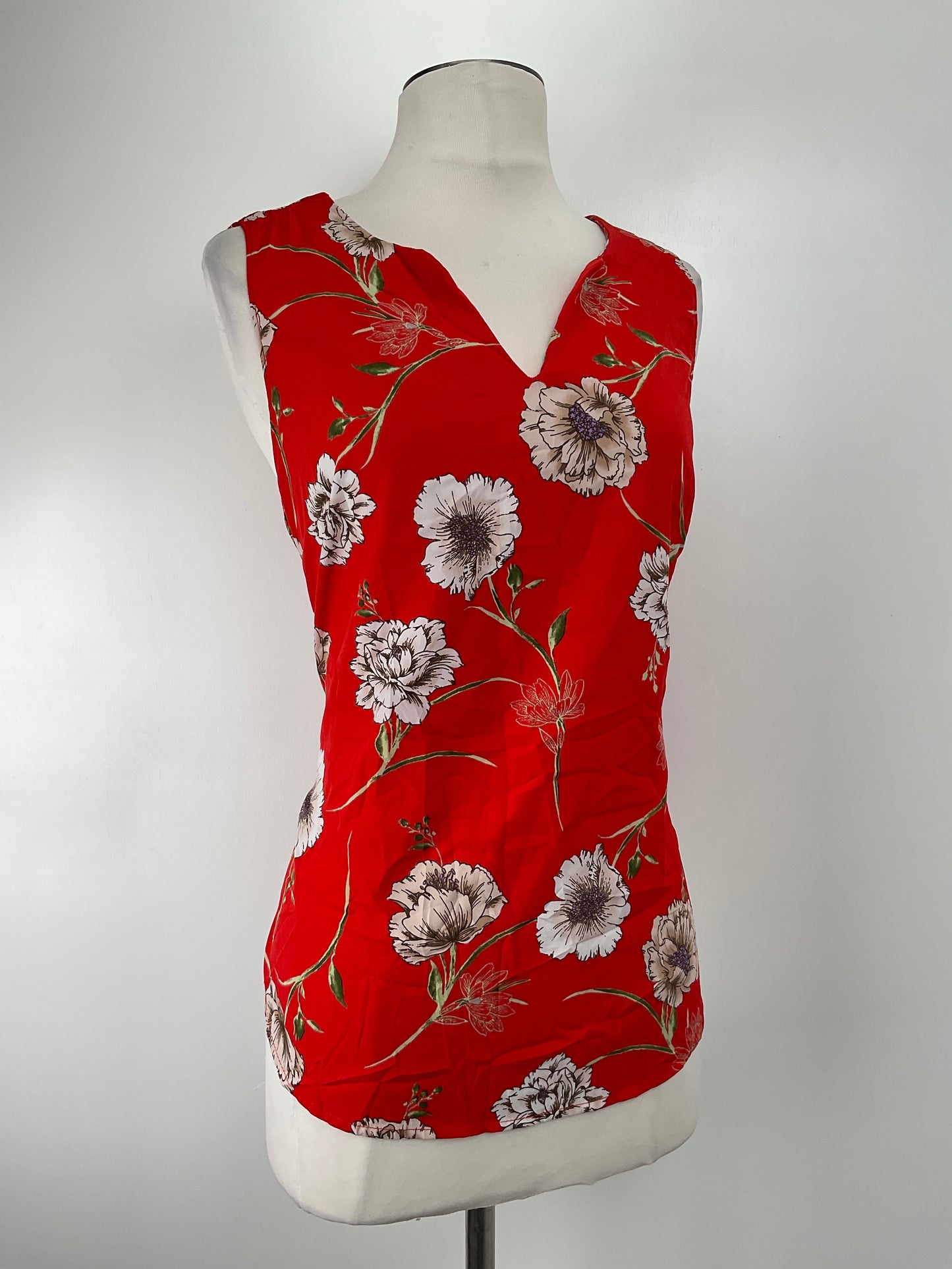 Blusa Rojo Floral Renee