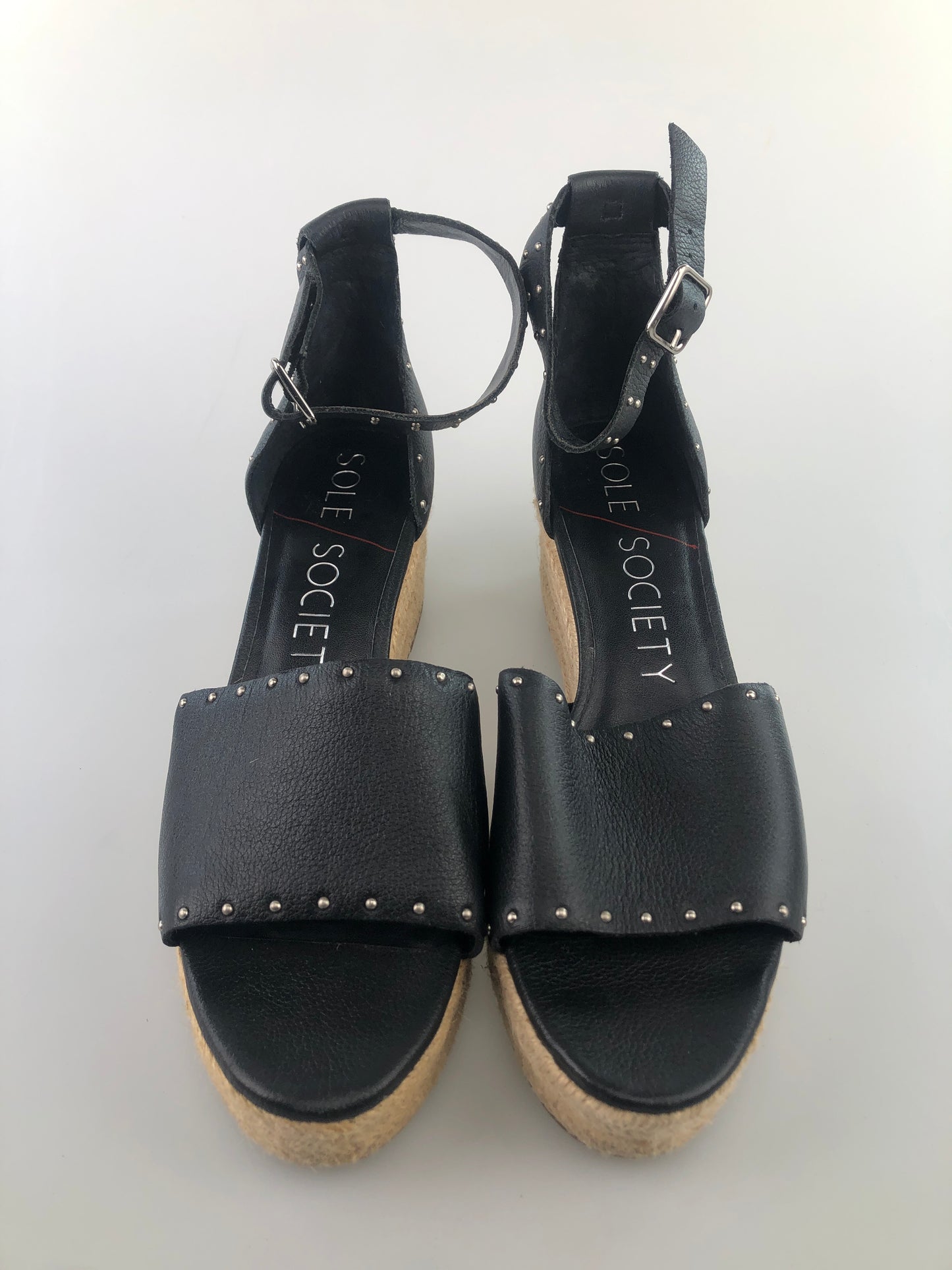 Zapatilla Negro Plataforma Sole Society